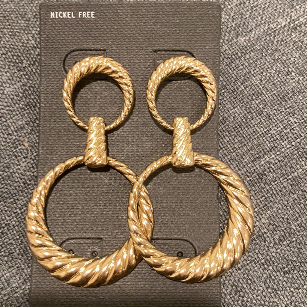 Gold Earrings By Free Press - Nordstrom Rack Nwt